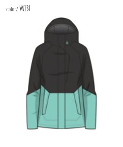 VOLCOM ボルコム スノーボード ウェア ジャケット レディース ゴアテックス ARIS INS GORE-TEX H0452505 ムラサキスポーツ 24-25モデル LL F28