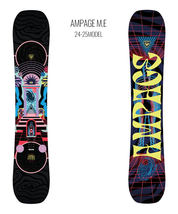 楽天市場】ROSSIGNOL ロシニョール スノーボード 板 メンズ AMPAGE M.E 