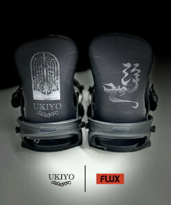 UKIYO ウキヨ スノーボード バインディング ビンディング ユニセックス UKIYO x FLUX ムラサキスポーツ 24-25モデル LL I26