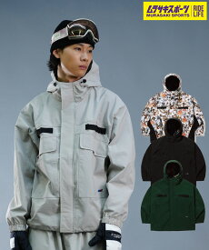 BSRABBIT ビーエスラビット スノーボード ウェア ジャケット ユニセックス 韓国 REFINED HOODED JACKET ムラサキスポーツ 24-25モデル LL H15