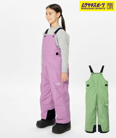 THE NORTHFACE スノーボード ウェア パンツ キッズ ユース ジュニア ビブパンツ PT WUROS INSULAT BIB ムラサキスポーツ 24-25モデル LL A17