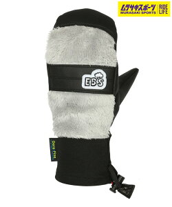 eb's エビス スノーボード グローブ キッズ ミトン EXCLUSIVE JR ICE ムラサキスポーツ 24-25モデル LL L27