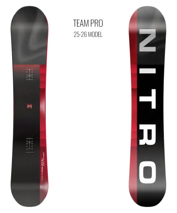 楽天市場】早期購入 NITRO ナイトロ スノーボード 板 メンズ TEAM PRO 
