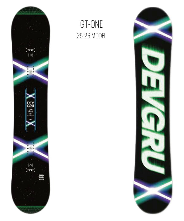 楽天市場】DEVGRU デブグル スノーボード 板 メンズ GT-ONE ムラサキ 