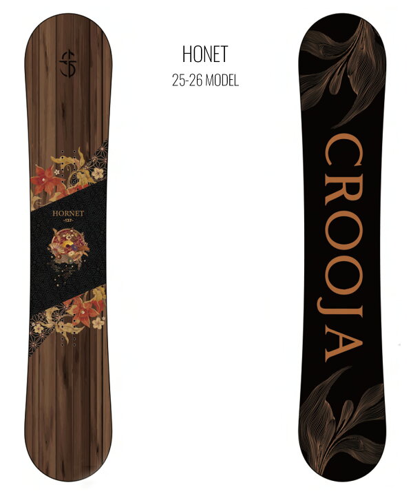 楽天市場】CROOJA クロージャ スノーボード 板 レディース HONET 江端 