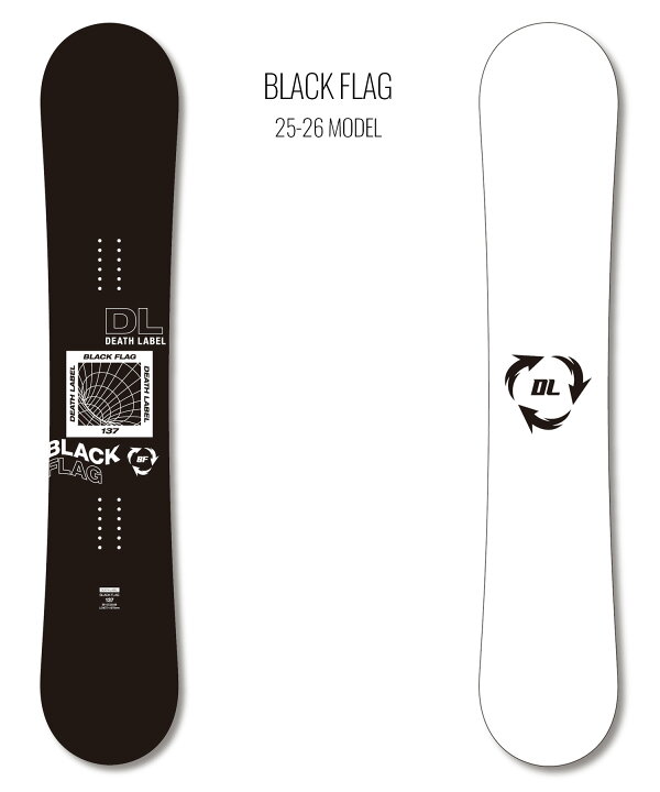 楽天市場】スノボセット DEATH LABEL デスレーベル BLACK FLAG FLUX 