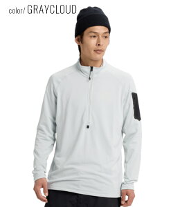 y2526zBURTON o[g G[P[ Xm[{[h EFA Ci[ Y Men's [ak] Helium Grid Fleece Half-Zip TLX|[c 25-26f MM I26