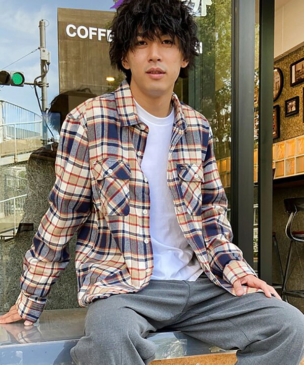 楽天市場】BRIXTON ブリクストン DESI BOWERY L/S FLANNEL 1213 メンズ 