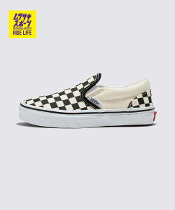 VANS �o���Y �V���[�Y �X�j�[�J�[ �L�b�Y �N���V�b�N �X���b�|�� Kids Classic Slip-On VN000ZBUEO1