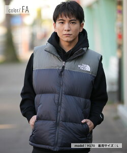 �_�G���g���[�Ń|�C���gP10�{�^ THE NORTH FACE �U�E�m�[�X�E�t�F�C�X �_�E�� �x�X�g �����Y ���� NUPTSE VEST ND92557