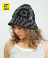 NEW ERA ニューエラ バケットハット バケハ クロシェ ニットバケット ダークグレー ブラック 14744710