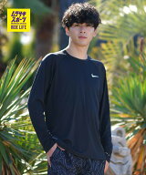 NIKE ナイキ 水着 ラッシュガード 長袖 Tシャツ ロンT メンズ 水陸両用 UVカット NESSA587