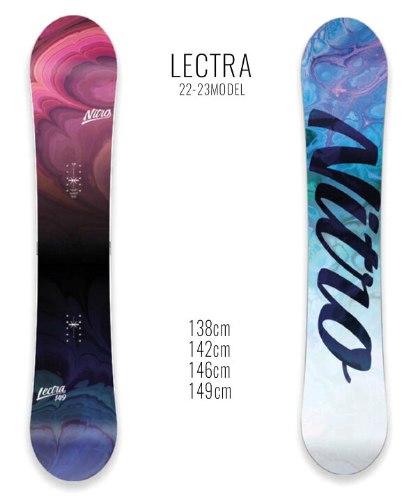 楽天市場】スノーボード 板 NITRO ナイトロ LECTRA 22-23モデル 