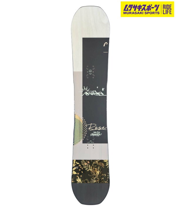 楽天市場】HEAD ヘッド スノーボード 板 レディース ROSE DCT ムラサキ 