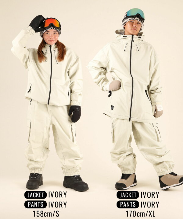 楽天市場】スノボウェア 2点セット ユニセックス THREE WEATHER スリー 