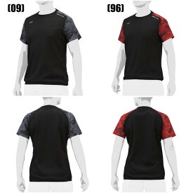 【送料無料】【ミズノプロ】KUGEKI COOLER Tシャツ [ユニセックス] 12JAAT82 09 カラー( ブラック ) 96 ( ブラック×チャイニーズレッド ) [MIZUNO 野球・ソフトボール ベースボールウエアー シャツ アンダーシャツ ] ゴルフコンペ 景品