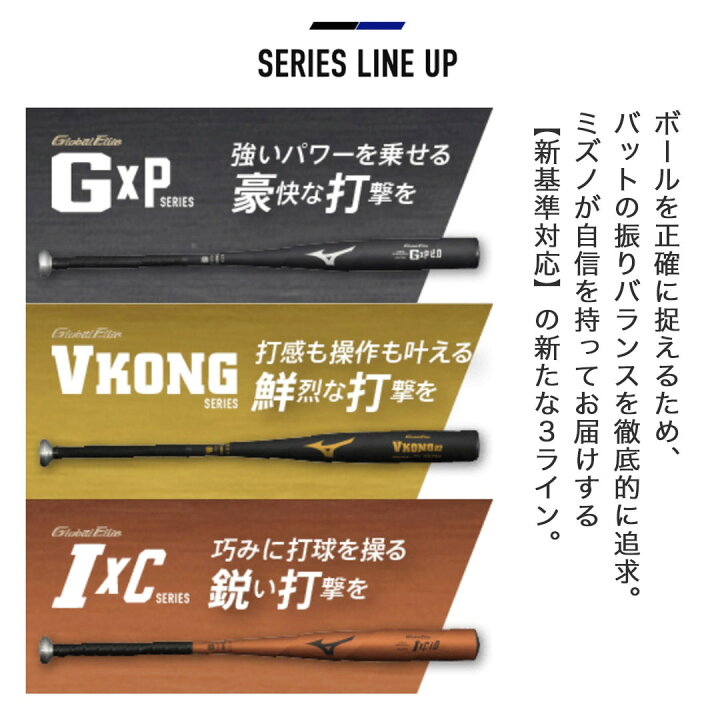 楽天市場】ミズノ MIZUNO 硬式用【グローバルエリート】Vコング02(金属 