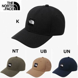 【 THE NORTH FACE 】 スクエアロゴキャップ（ユニセックス） NN02334 アウトドア ノースフェイス キャップ ブラック ブラウン ネイビー 帽子 メンズ レディース ワンポイントロゴ 紫外線カット ファスナー トレッキング