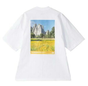 �y THE NORTH FACE �z�V���[�g�X���[�u���Z�~�e�V�[�i���[�e�B�[�i���j�Z�b�N�X�j NT32436�@ �A�E�g�h�A �m�[�X�t�F�C�X T�V���c ���� �J���[ �z���C�g �v���[���g�@���̓� ��̓�