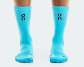 On オン メンズ レディース ソックス Performance Run Sock High パフォーマンスランソックスハイ 2UF10043259(Horizon/White) 2UF10040106(Black/Eclipse) 2UF10040813(White/Glacier) 2UF10043336(Wash/Lime) 2UF10043952(Desert/Pink) ランニングソックス 陸上