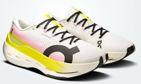 オン On メンズ Cloudboom MaX クラウドブームマックス 3MF30314229(Lime/Raspberry) 長距離 駅伝 マラソン レース シューズ 高反発 厚底　クッション 軽量