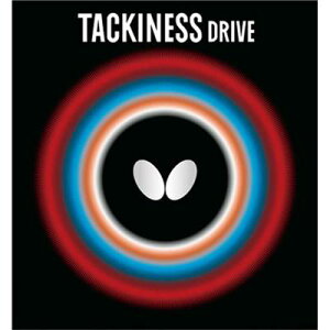 【メール便対応】バタフライ 卓球 卓球ラバー タキネスドライブ TACKINESS DRIVE 05410 レッド ブラック ウス チュウ アツ トクアツ プレゼント 贈り物 卓球部 ラバー チュウ ゴクウス