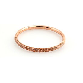 スワロフスキー SWAROVSKI 5032850 Stone Mini Rose Gold シルククリスタル パヴェ バングル Mサイズ 代引き　手数料無料 ギフト プレゼント クリスマス 誕生日 記念日 贈り物 人気 おしゃれ ペア 祝い セール 結婚式 お呼ばれ