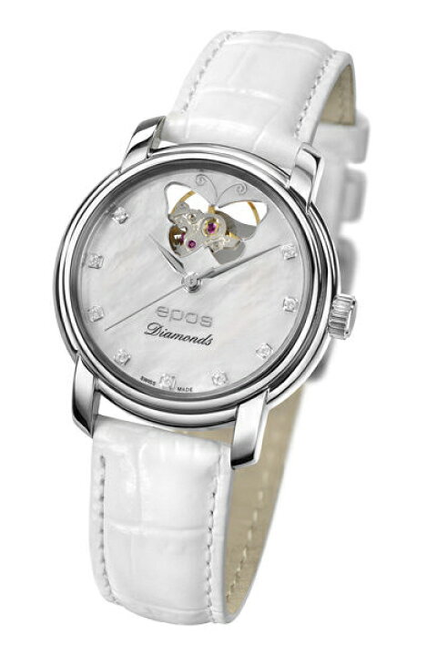 楽天市場】エポス epos 4314bohplwh レディース レザー ladies 腕時計 