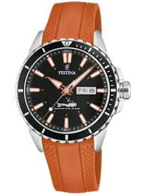 FESTINA フェスティナ Sporty F20378/5 オレンジ 腕時計 メンズ ステンレススチール 人気 ブランド ウォッチ 父の日 ギフト プレゼント クリスマス 誕生日 記念日 贈り物 人気 おしゃれ ペア 祝い セール