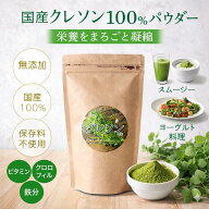【宮崎県産クレソンパウダー】粉末　無添加/霧島天然水育ち/野菜パウダー/スムージー/健康/国産