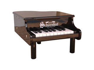18鍵盤のMiniGrand ピアノ Schoenhut シェーンハット 大特価 189B 期間限定の激安セール 18-Key Black Mini クリスマス お子様向け 誕生日 Grand Piano プレゼント 18鍵盤 トイピアノ