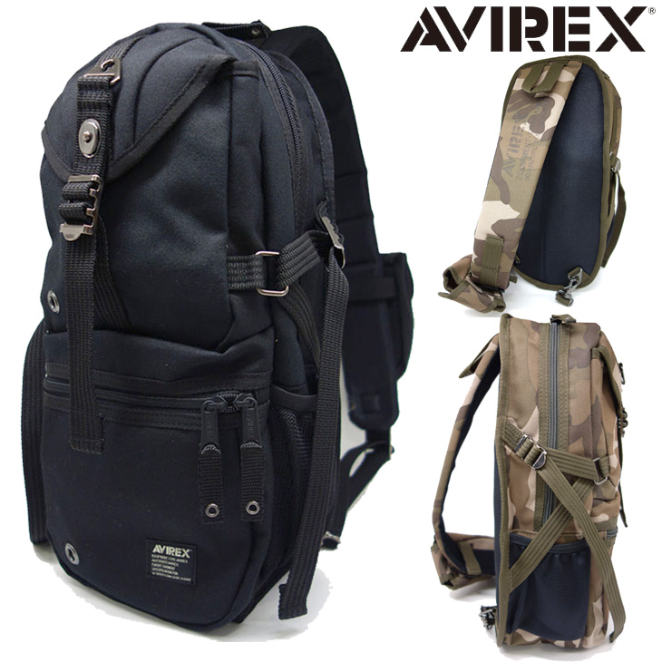 ミリタリー メンズ アヴィレックス AVIREX イーグル メーカー公式ショップ ボディバッグ ブラック AVX305L アウトレットセール 特集