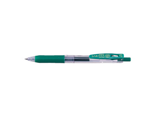 ゼブラ ジェルボールペン サラサクリップ0.7 [緑] 0.7mm JJB15-G 