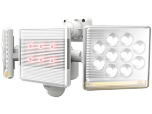 musashi/ムサシ RITEX/ライテックス 12W×2灯 フリーアーム式 LEDセンサーライト リモコン付 LED-AC2030