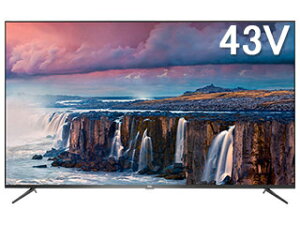 【台数限定!早い者勝ち!】 TCL 【梱包B級品】43P8B 43V型 4K スマート液晶テレビ 【送料無料※お届けは玄関先まで】 【沖縄・九州地方・北海道・その他の離島は配送できません】 【配送時間指定不可】