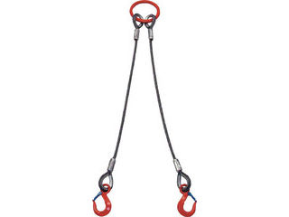 TAIYO/大洋製器工業 2本吊 ワイヤスリング 2t用×1.5m 2WRS 2TX1.5
