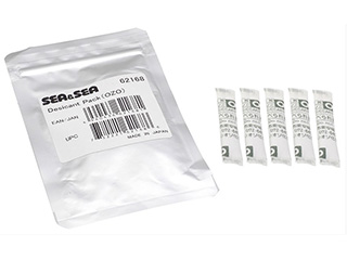シリカゲルに比べ、約4倍の吸湿力を持つ素材。 SEASEA シーアンドシー 62168 乾燥剤 OZO（5個 アルミパック入り）