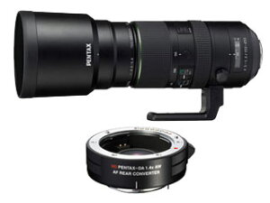 PENTAX �y���^�b�N�X HD PENTAX-D FA 150-450mmF4.5-5.6ED DC AW�ƃ��A�R���o�[�^�[�Z�b�g�yrconset�z
