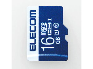 ELECOM �G���R�� �f�[�^����microSDHC�J�[�h(UHS-I U1) 16GB MF-MS016GU11R