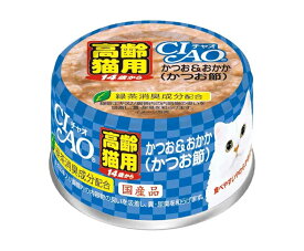 INABA いなばペットフード CIAO ホワイティ 14歳からのかつお＆おかか(かつお節) 75g M-52