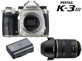 PENTAX ペンタックス K-3 Mark III シルバー ボディキット＋D-LI90P＋DA★16-50mmF2.8ED PLM AWレンズセット 【k3mk3set】