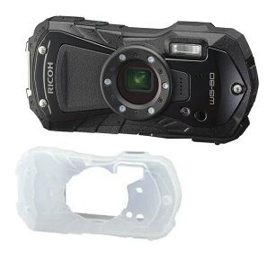 RICOH ���R�[ RICOH WG-80�i�u���b�N�j�{O-CC1252 �v���e�N�^�[�W���P�b�g�Z�b�g�ywg80set�z