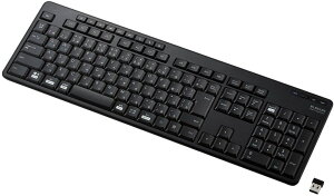 ELECOM GR tL[{[h/(2.4GHz)/É݌v/R/ubN TK-FDM116SKTBK