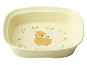 Daiwa 台和 メラミン食器 アルパカーナ イエロー 角小鉢 MC−100−ALY