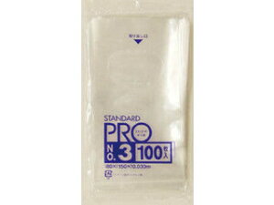 SANIPAK 日本サニパック スタンダードポリ袋3号(0.03mm) L03