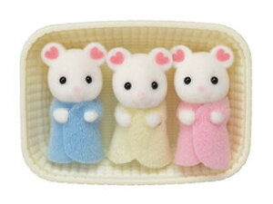 EPOCH エポック社 シルバニアファミリー ネ-108 マシュマロネズミのみつごちゃん