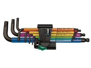 Wera ���F�� 950SPKL/9SMN �}���`�J���[�w�b�N�X�L�[�Z�b�g 073593