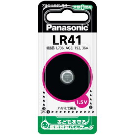 Panasonic パナソニック LR41P アルカリボタン電池