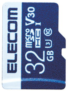 ELECOM エレコム データ復旧microSDHCカード UHS-I U3 V30 32GB MF-MS032GU13V3R