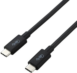 ELECOM GR USB4P[u/C-C^Cv/Fؕi/PDΉ/40Gbps/0.8m/ubN USB4-CC5P08BK